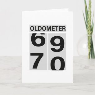 70e verjaardag Oldometer Kaart