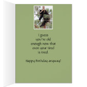 70e verjaardag Ouderdom genoeg je rode Beer (Binnen (Rechts))