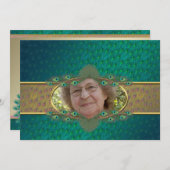 70e verjaardag sjabloon uitnodigingen (Voorkant / Achterkant)