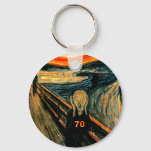 70e verjaardag sleutelhanger