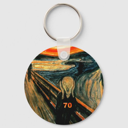 70e verjaardag sleutelhanger (Voorkant)