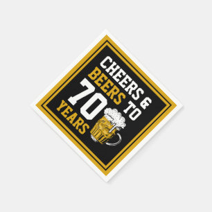 70e verjaardag van de Cheers & Beers tot 70 jaar F Servet