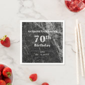 70e verjaardag van de marmer servet (Insitu)