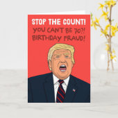 70e verjaardag van de vogelkaart kaart (Gele Bloem)