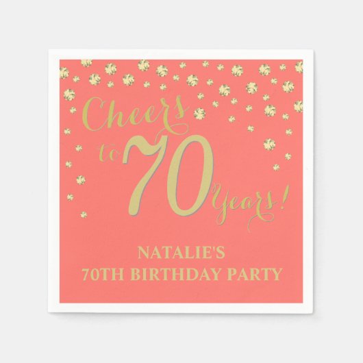 70e verjaardag van het Koraal- en gouddiamant Servet (Voorkant)