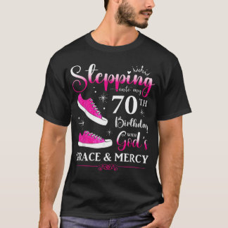70e verjaardag Zeventig 70 jaar oud Verjaardagsfee T-shirt