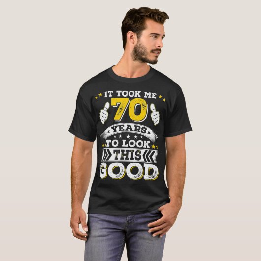 70e verjaardagscadeau kostte me 70 jaar 70 jaar t-shirt (Voorkant volledig)