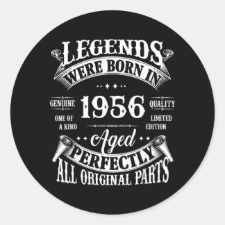 70e verjaardagscadeau Vintage legenden Geboren in  Ronde Sticker
