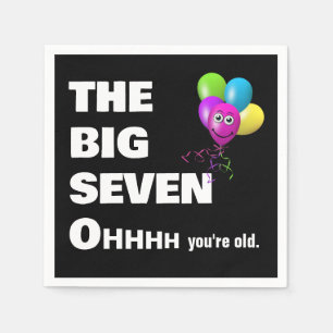 70e verjaardagsfeestje krijgt oude Humor Servet