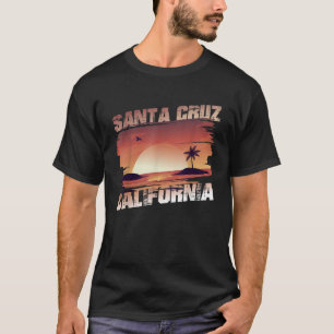 70er 80er in California City Santa Cruz T-shirt