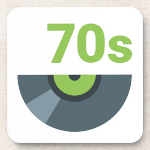 70s 1970's Rock Platen Muziek Bier Onderzetter