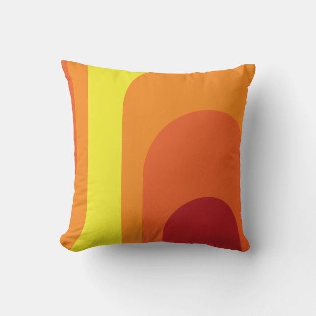 70s 60s kleurenschema decor kussen (Voorkant)