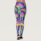 70s 60s Psychedelic Hippy Retro Hip Leggings (Achterkant)