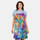 70s 60s Psychedelic Hippy Retro Hip Schort (Gedragen)