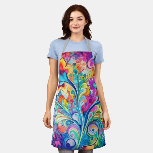 70s 60s Psychedelic Hippy Retro Hip Schort (Gedragen)