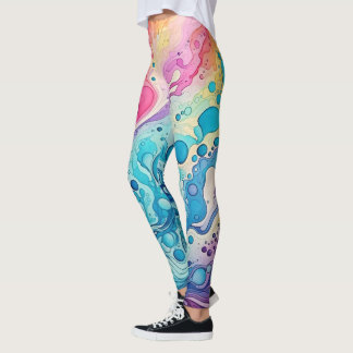 70s 60s Psychedelische Hippie Retro Hip Leggings
