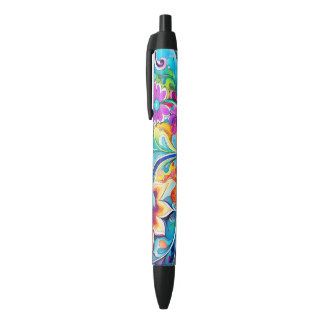 70s 60s Psychedelische Hippie Retro Hip Zwarte Inkt Pen