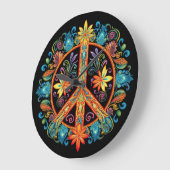 70s 60s Vredesteken Kleurrijk Grote Klok (Hoek)