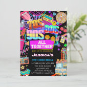 70s 80s 90s bij elkaar kaart (Staand voorkant)