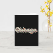 70's 80's Verenigde Staten -  Chicago Kaart (Gele Bloem)