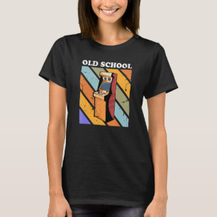 70s 90s Retro Arcade Video Game Old Sc T-shirt