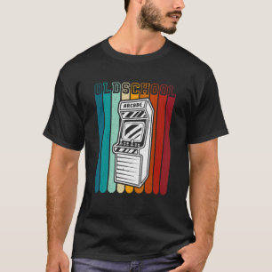 70s 90s  Retro Arcade Video Game Old Sc T-shirt