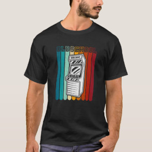 70s 90s  Retro Arcade Video Game Old Sc T-shirt