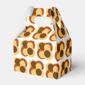 70s Abstracte Geometrische Cirkelvormen Bedankdoosjes (Achterkant)