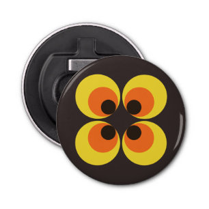 70s-achtergrond button flesopener