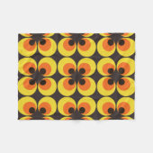 70s-behangselpapier fleece deken (Voorkant (Horizontaal))