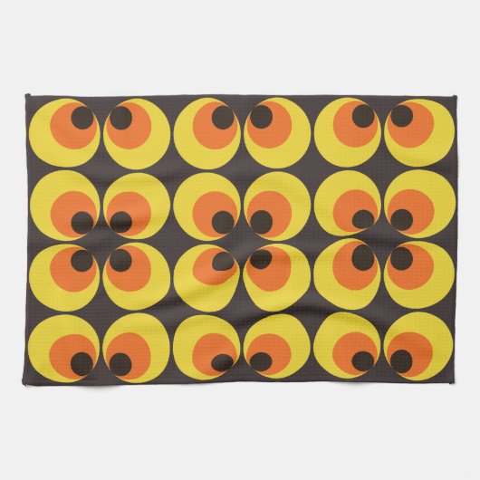 70s-behangselpapier theedoek (Horizontaal)