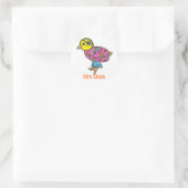 70's Chick Ronde Sticker (Tas)
