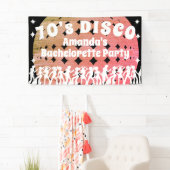 70's Disco Bachelorette Party | Roze glazige bal Spandoek (Insitu)