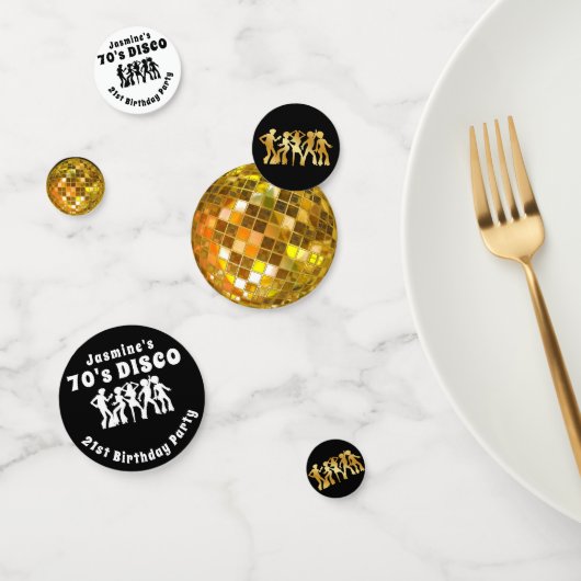 70's Disco Birthday | Glitter Ball Confetti (Groep)