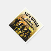 70's Disco Birthday | Glitter Ball Servet (Hoek)