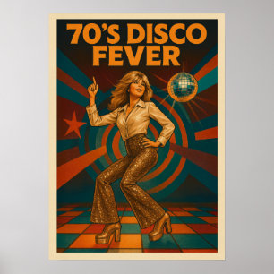 70's Disco Fever V02 Poster