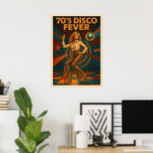 70's Disco Fever V02 Poster (Thuiskantoor)