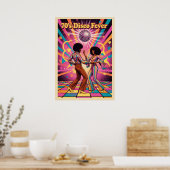 70's Disco Fever V07 Poster (Keuken)
