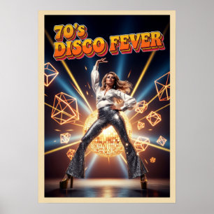 70's Disco Fever V10 Poster