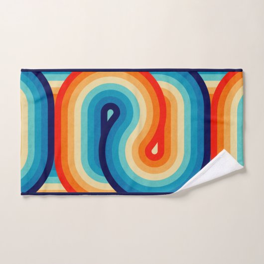 70s Double Wave (Serviette à main)