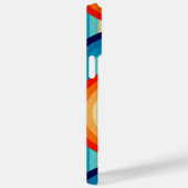 70s Double Wave Case-Mate iPhone Case (Achterkant / Rechts)