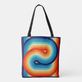 70s Double Wave Draagtas (Achterkant)