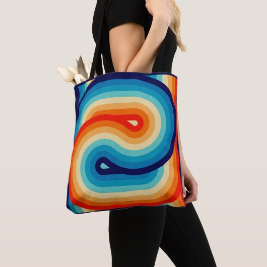 70s Double Wave Draagtas (Dichtbij)