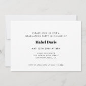  70s Foto afstuderen Aankondiging (Achterkant)