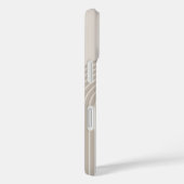 70s geïnspireerde lijnkunst - neutrale regenboogst Case-Mate iPhone case (Achterkant / Rechts)