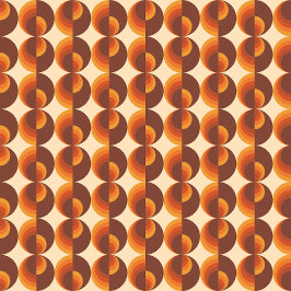 70s  geometrisch patroon kussen