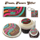 70s Groovy Boogie Retro Disco Verjaardagsfeestje Kaart