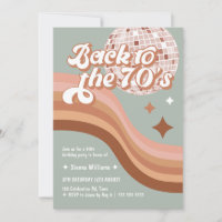 70's Groovy Retro Elke Age Disco Birthday