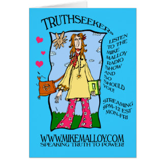 70's HIPPIE GIRL TRUTHSEEKER KAART