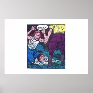 70s Horror  strips voor stripverhalen Poster